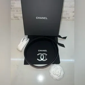 CHANEL | Accessories | Authentic Chanel Reversible Belt Size 